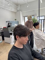 アロー 船橋店(AROH) MEN’S/リバースセンターパート/ニュアンスパーマ/船橋
