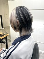 シーン(seen)&nbsp;【ホワイトベージュ×クラゲウルフ】ボブウルフレイヤーブリーチ