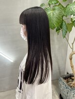 トゥループレイス(true place)&nbsp;ワイドバングストレートヘア