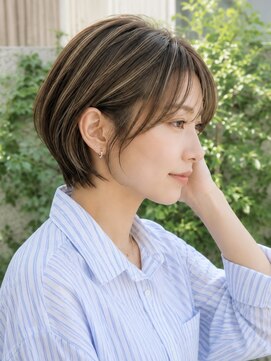 ゲイン(Gain) ショートカット・レイヤーカット×白髪ぼかし