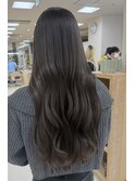ブラウンベージュ/ブラウンカラー/顔まわりカット/平塚