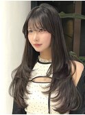 ワンカールレイヤー ロングヘア