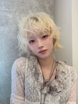 ロウル 池袋(LOWRL) レイヤーボブ×ブロンドカラー♪