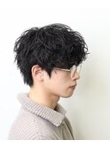 無造作 シャドウパーマ