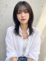 ノア(NOA) 【NOA】小顔ウルフレイヤー顔まわりカット20代30代40代