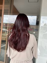 ビーグレイス パティオ チェリーカラー×20代軽めロングレイヤー