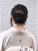 着物ヘアアレンジ