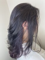 アヴァンス 深井店(AVANCE.)&nbsp;ネイビーグレイ×インナーカラー