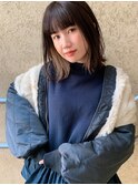 ホワイトベージュのインナーカラー/クールミディアム
