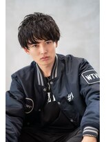 オースティン 流山おおたかの森(AUSTIN)&nbsp;ツイストパーマ七三オールバックマッシュウルフスリークショート