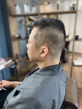 メンズヘアサロン ソラ(sora) ◆着物に合う短い刈り上げが男前です。卒業、入学にはキメ髪で◆