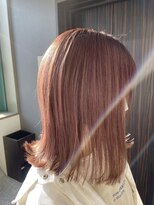 ジゼル 博多筑紫口店(GiseL)&nbsp;コーラルピンク【博多駅筑紫口】@halu_the_world