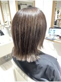 切りっぱなしロブ×ナチュラルハイライト