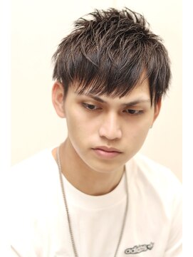 ヘアーアンドグルーミング ヨシザワインク(HAIR&GROOMING YOSHIZAWA Inc.) 無造作マッシュメンズショート☆ツーブロックアッシュブラウン