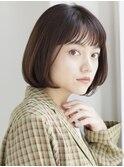 ボブ　大人ボブ　内巻きボブ　ベージュカラー　髪質改善　酸熱