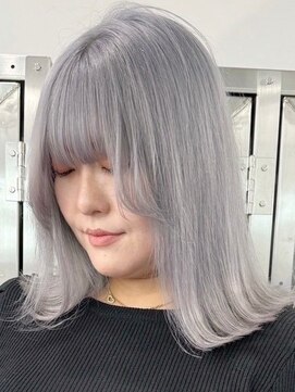 ウィコ 新宿(WICO) ペールホワイトブルー[新宿駅/美髪/ピンクブラウン]