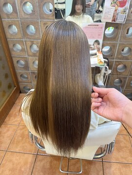 プロデュース 相模大野店(Produce) ブリーチ毛に艶々髪質改善縮毛矯正