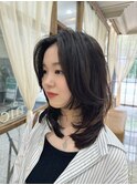 流れる顔まわり×ハイレイヤー