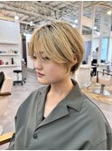 小顔似合わせカット愛されクールショート20代/30代40代50代/難波