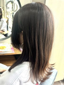 トゥルートラストトロワー 須玉店(True Trust trois) 大人可愛い20代30代40代レイヤースタイル×ブラウン