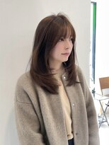 ミニヨン バイ ハピネス 高の原店(mignon by Happiness) 髪質改善/縮毛矯正/オリーブベージュカラー/マロンベージュ