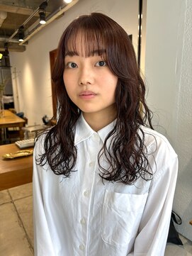 ダンボ(DUMBO) 【yosuke】デジタルパーマ/ウェーブヘア/オレンジブラウン