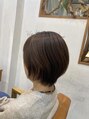 ハル(HARU) クセ毛さんでもクセみながら切って、収まりがいいショートに。
