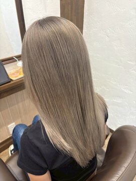 アミリー ひたち野うしく店(Amily) ハイライトバレイヤージュダブルカラーケアブリーチ20代30代