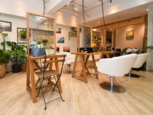 空間インテリアにもこだわっています♪店内はリゾート感満載です