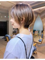 ネオリーブ モカ 川崎チネチッタ店(Neolive mocca)&nbsp;似合わせカット 大人 ショートボブ 前髪 川崎 イメチェン