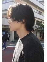 フィルムス 大阪本町(FILMS) フェザーパーマ/センターパート/ツーブロック/シャドウパーマ