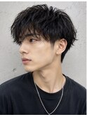 無造作シャドウパーマ