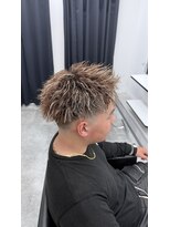 フォース 心斎橋(Force.) ホワイトメッシュ×パイルツイスト