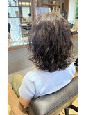 門前仲町／レディース／束感パーマ