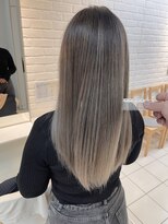 インデックスヘアーユー 錦糸町店(in'dex hair - U)&nbsp;錦糸町×ミルクティーベージュ 透明感ミルクティーベージュ韓国