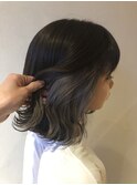 インナーカラー シルバーグレー