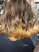 スパイラル 広小路店(SpiraL)&nbsp;裾カラー×レモンイエロー