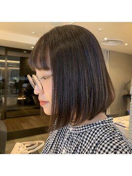 ヘアーエスクールフェイス(hair S. COEUR face) 切りっぱなしボブ/内巻きボブ/ナチュラルボブ