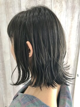 シエル 立川店(CIEL) 【CIEL原田】外ハネボブ×カーキグレイ