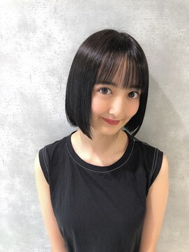 アンククロス 表参道(ANKH CROSS) ナチュラルブラックボブ