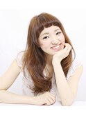 ショートバング/ロングヘアー