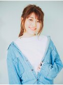 伸ばしかけ♪大人かわいい♪簡単スタイリング