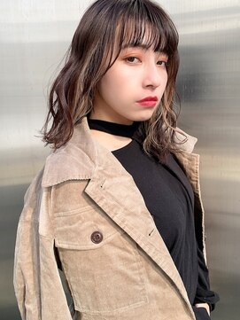 マリアバイアフロート(Maria by AFLOAT) 【山田】インナーウェーブボブディアッシュグレージュ