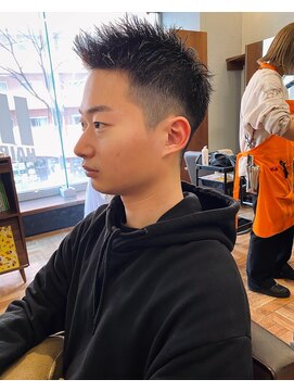 アイリーヘアデザイン(IRIE HAIR DESIGN) 【IRIE HAIR赤坂】ワイルドアップバング×フェードカット