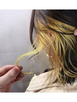 リリス(l'iris)&nbsp;【l’iris】インナーカラー×レモンイエロー