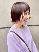 クリアーオブヘアー 栄南店(CLEAR of hair)&nbsp;カシスカラー×ボブ