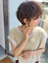 グロウミドル(GROW middle)&nbsp;コンパクトマッシュの大人可愛いワンカールパーマ　野村恵子