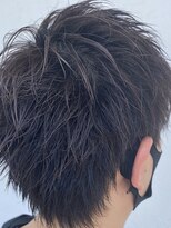 ヘアデザイン マノス(hair design mano's) メンズショート/暗髪/束感ショート/フェザーバング/