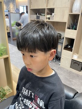 マインド サイトー ヘア アンド スパ mind saito hair&SPA キッズマッシュ×ツーブロック