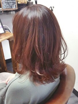 カミケン 方木田店(kamiken.) 大人こなれ感＊ハイトーンレイヤーミディ【カミケン方木田店】